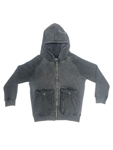 Washed Cargo Zip Up