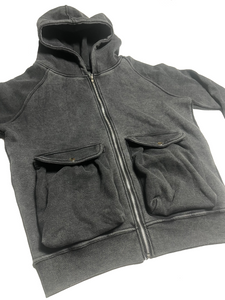 Washed Cargo Zip Up