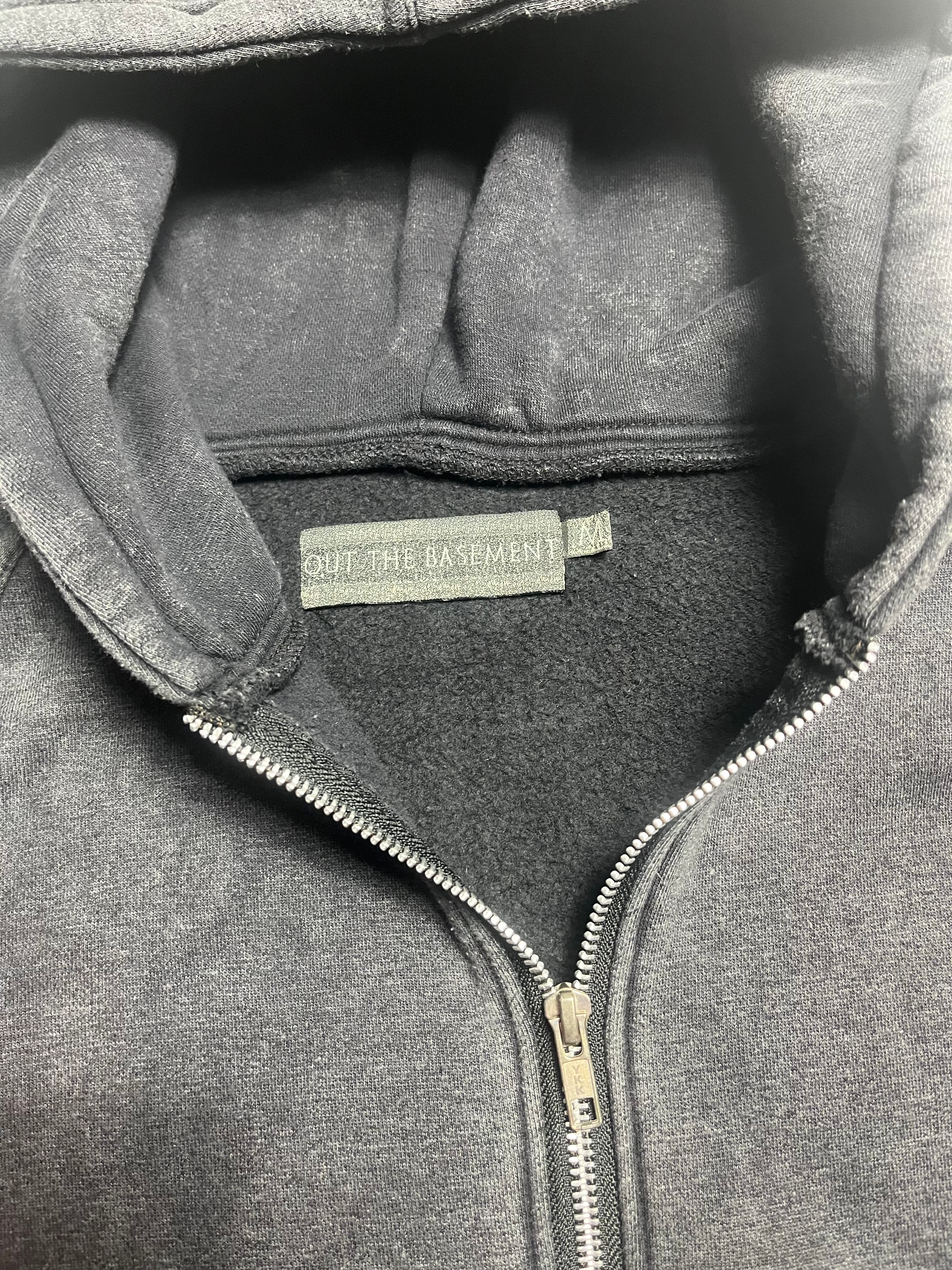Washed Cargo Zip Up