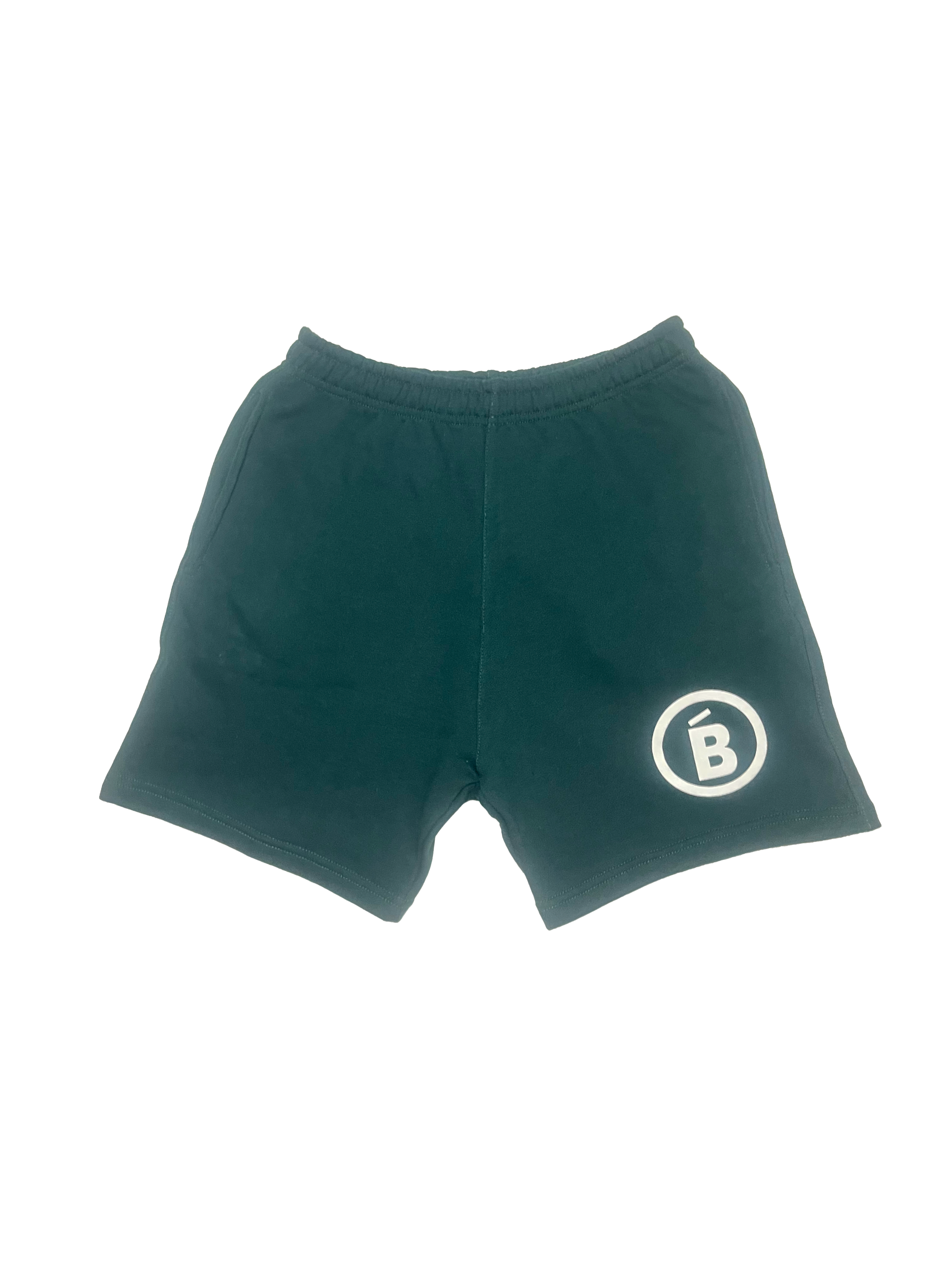 Forest Green Terry Puff B Shorts