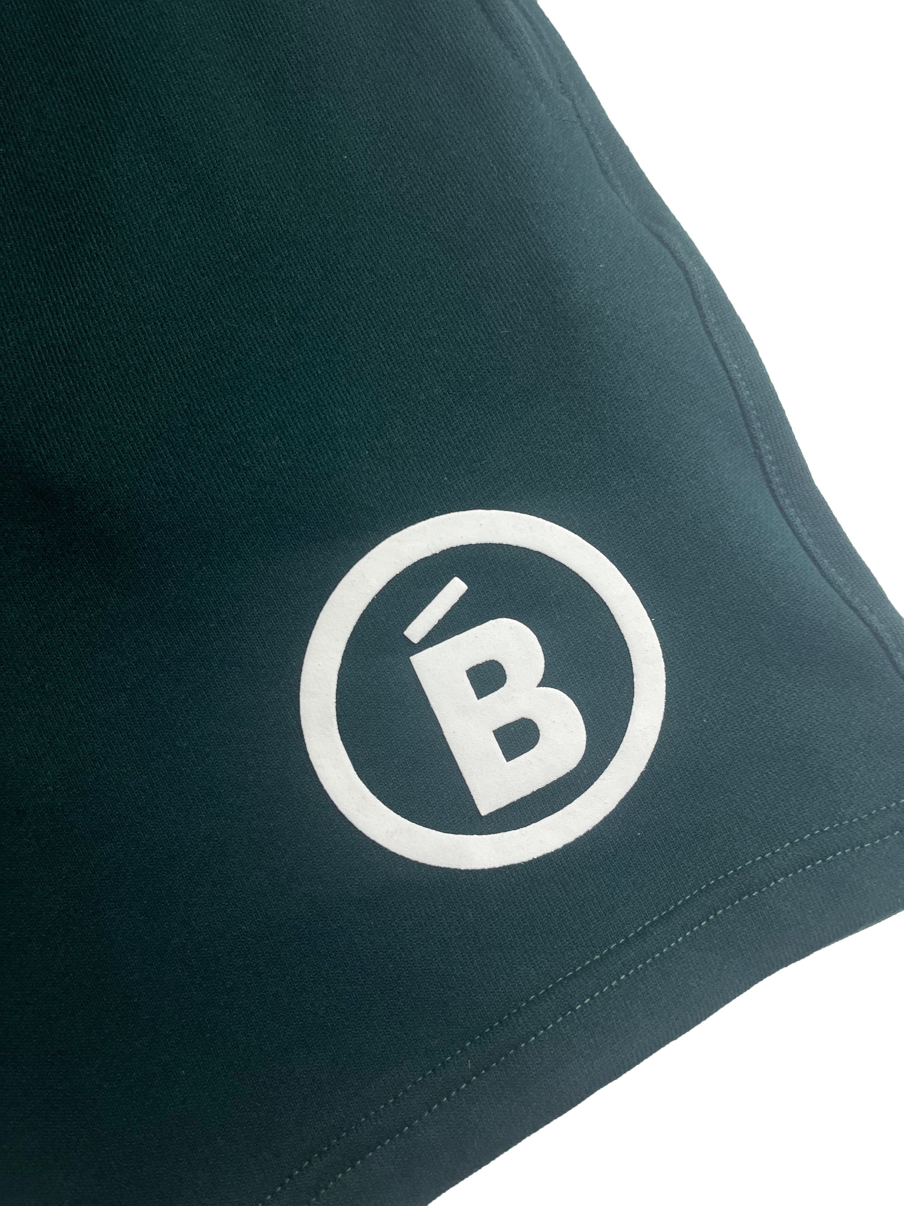 Forest Green Terry Puff B Shorts