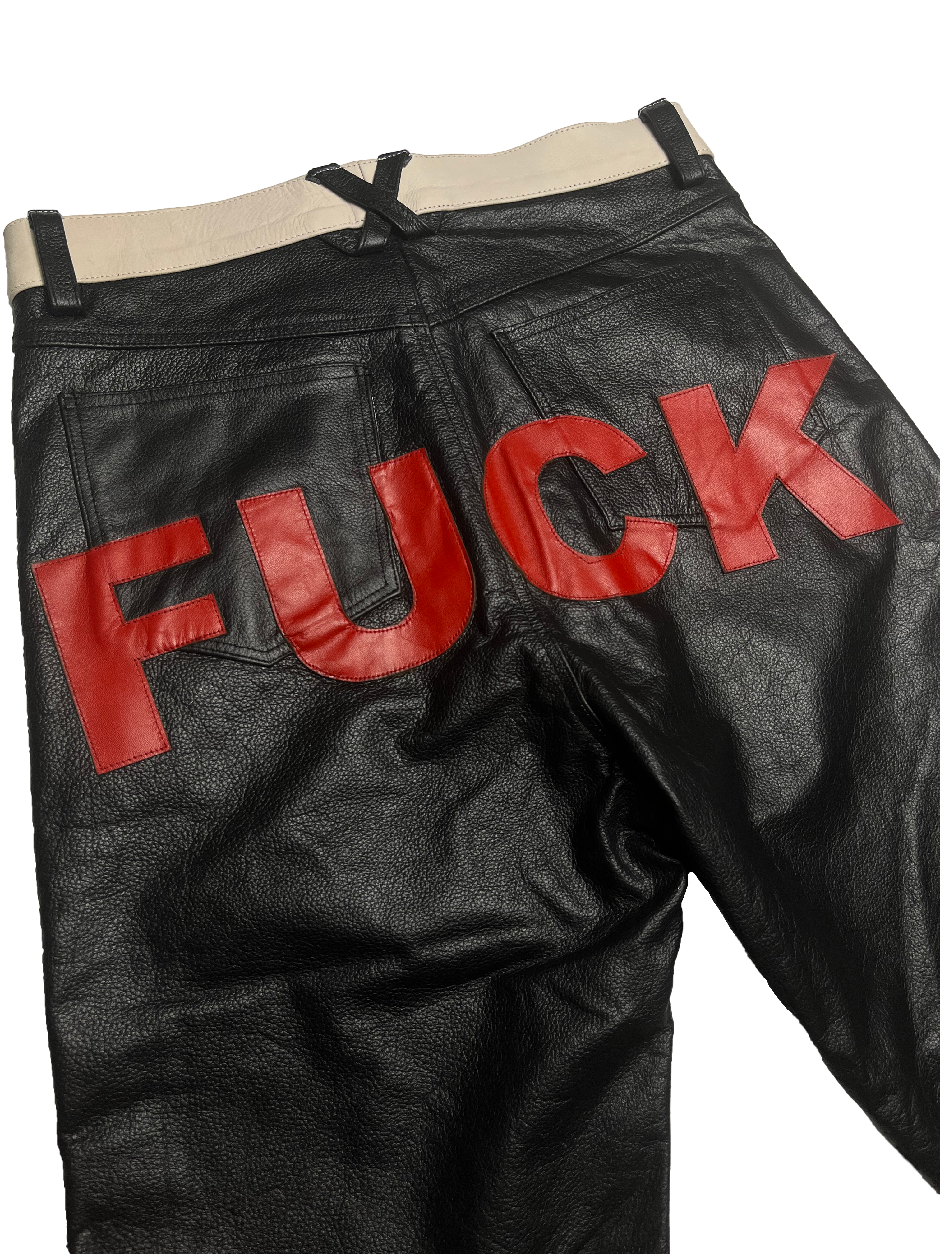 F*CK Leather Pants