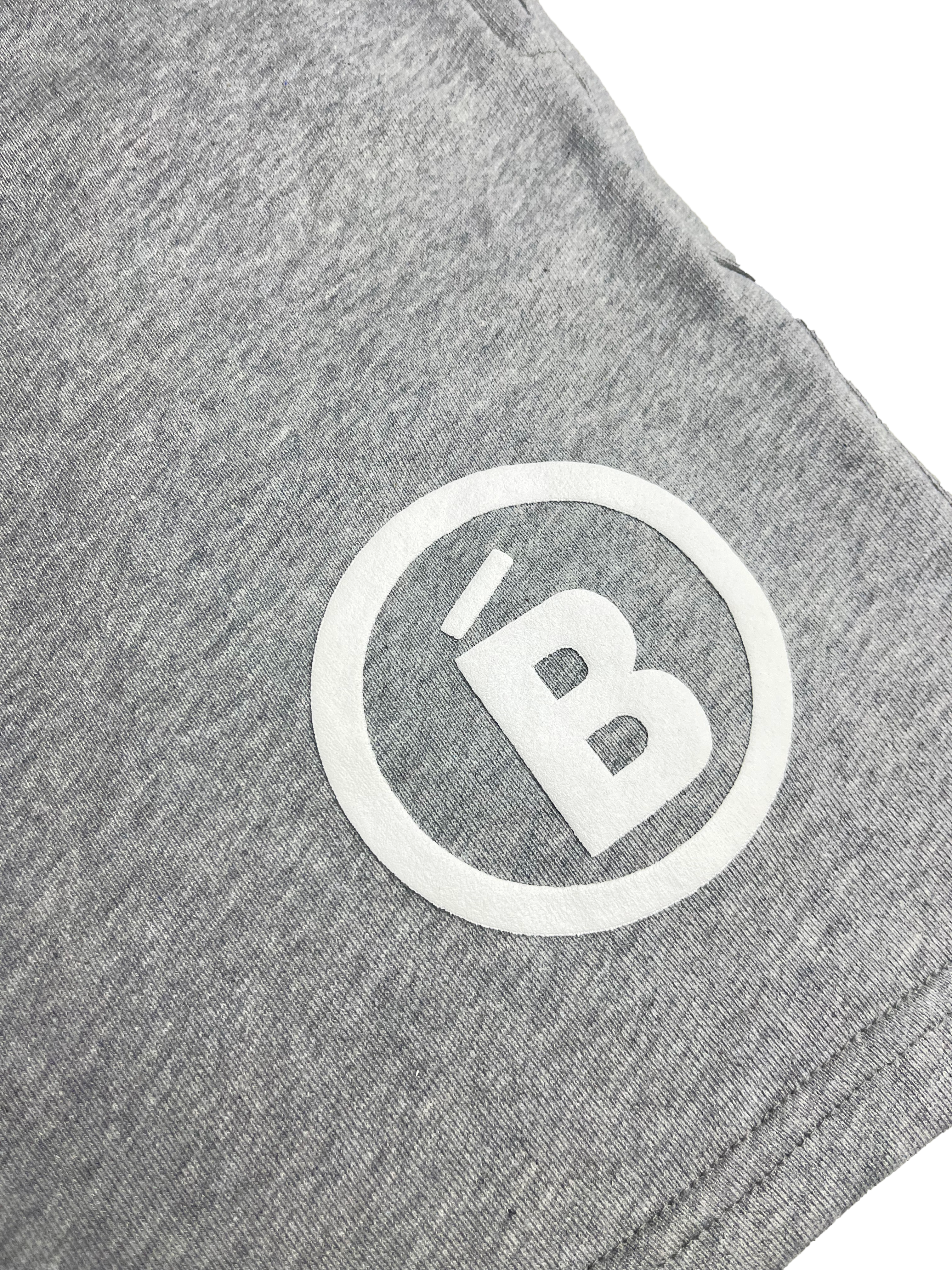 Grey Terry Puff B Shorts