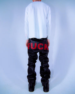 F*CK Leather Pants