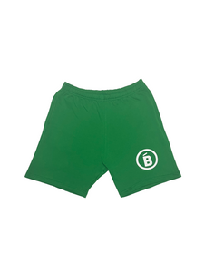 Kelly Green Terry Puff B Shorts