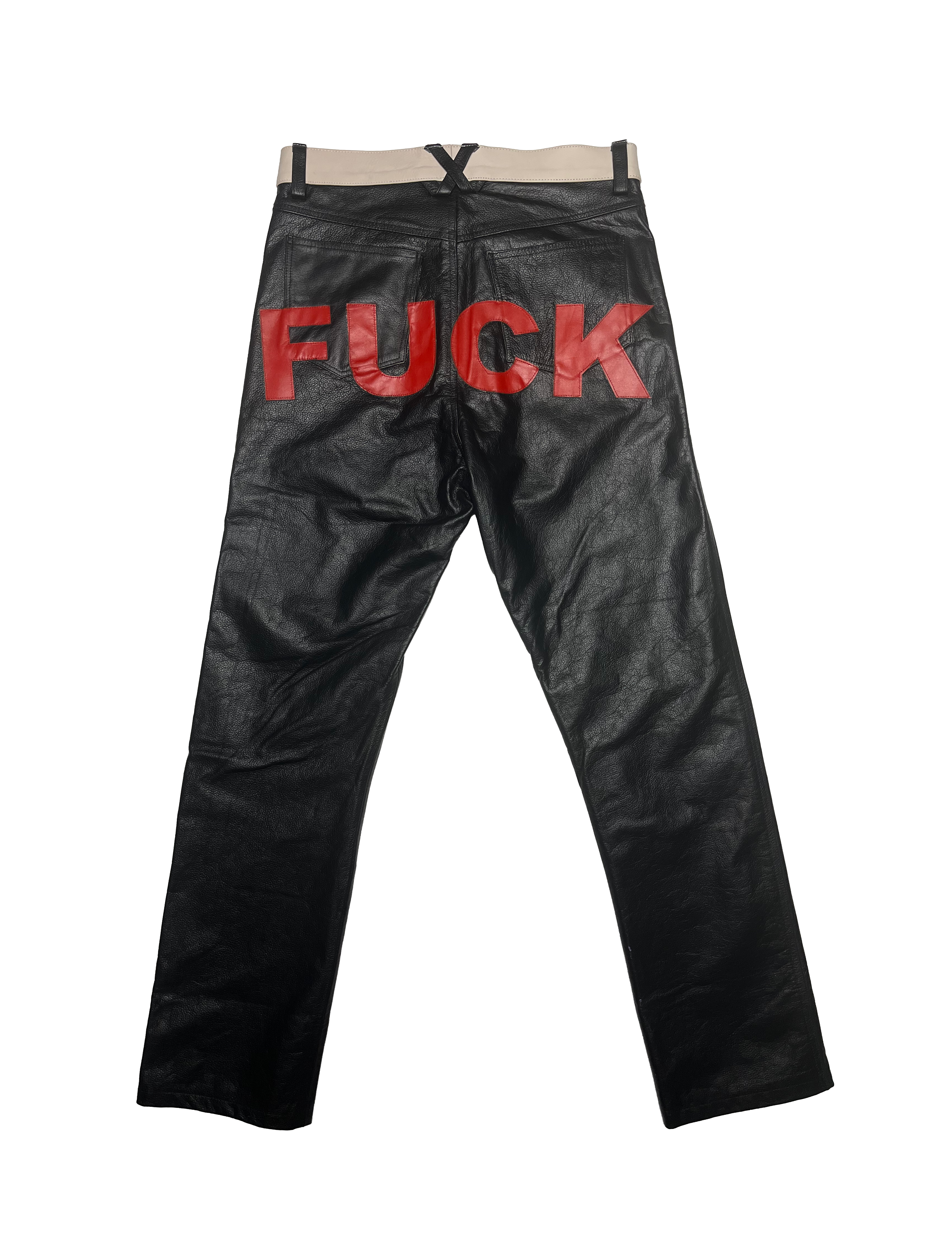 F*CK Leather Pants