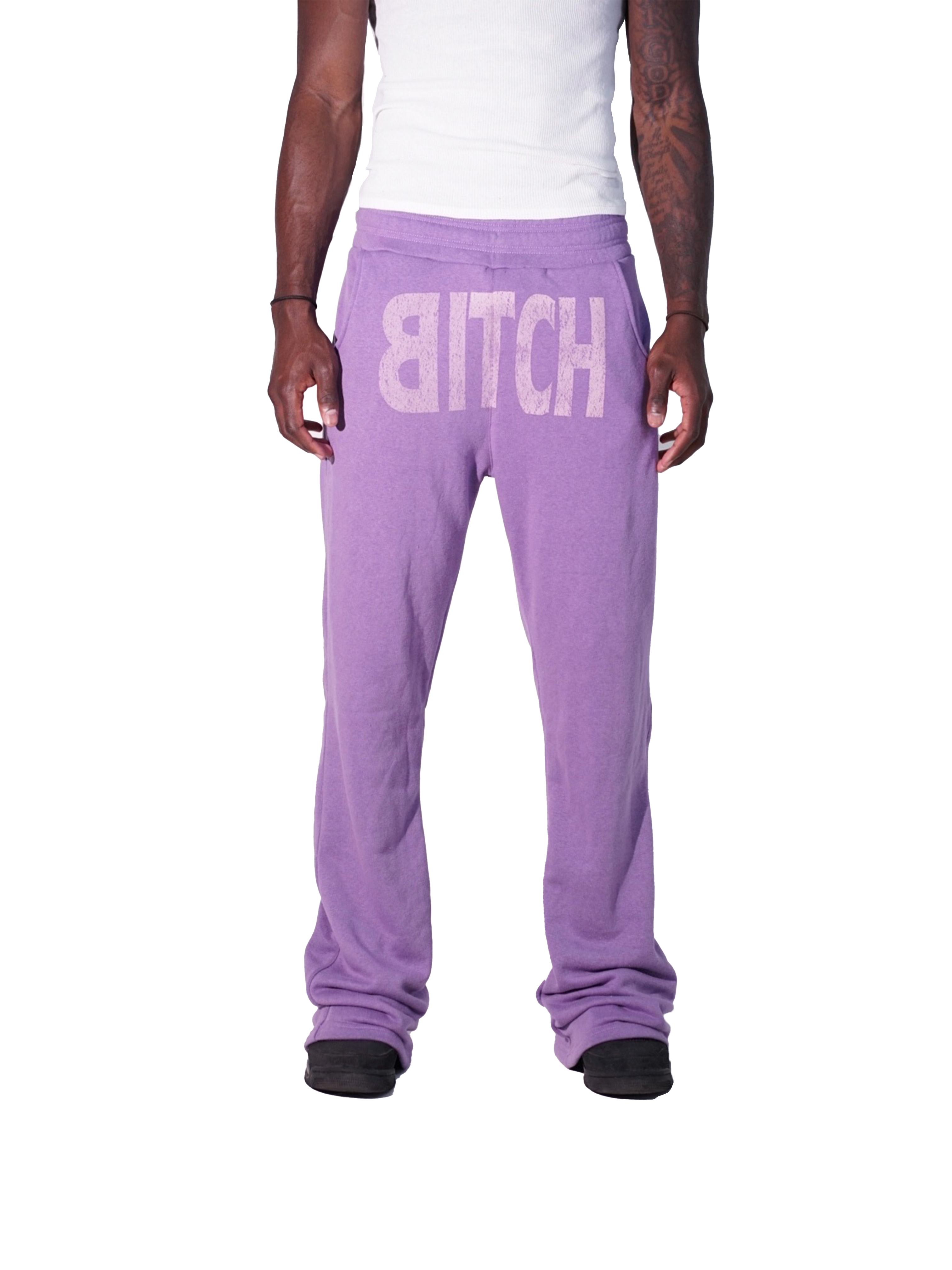 LAVENDER BITCH SWEATPANTS